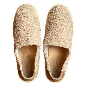 🐻 Toms Women's Sunset Teddy Bear Sherpa Sneakers - size: 6.5